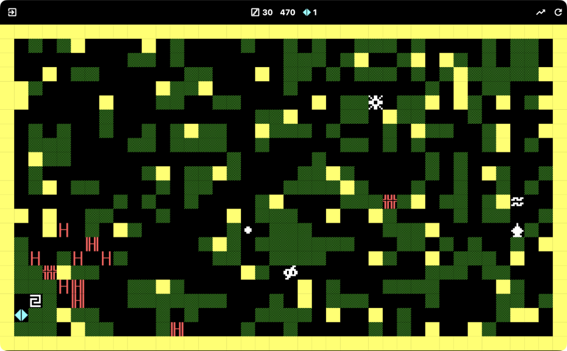Classic mode — A nod to the original ASCII rendered game.